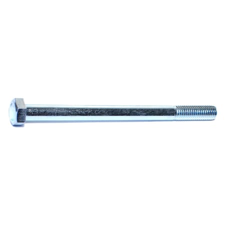 Midwest Fastener Grade 2, 1/2"-13 Hex Head Cap Screw, Zinc Plated Steel, 7 in L, 25 PK 00115
